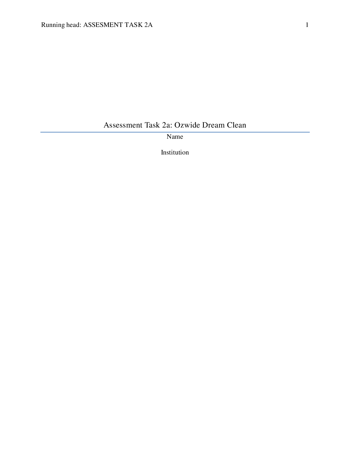 Preview image of Ozwide Dream Clean document